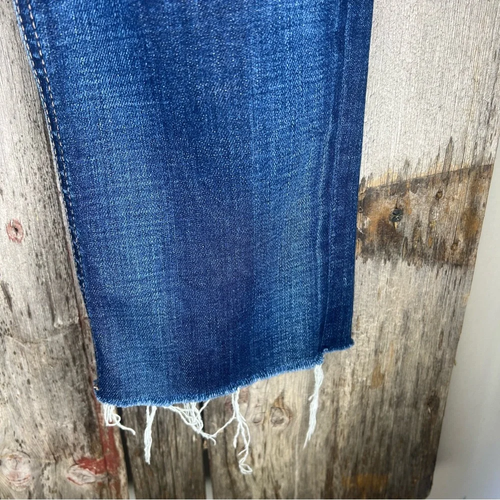 Joe’s Vintage Reserve Roxalana Dark Wash Ankle Straight Raw Hem Jeans sz 28 - Picture 5 of 12